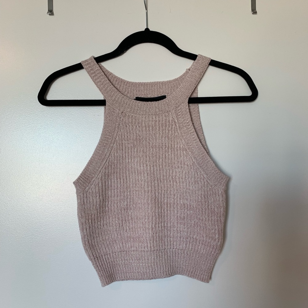 NWT crop top - sweater material S